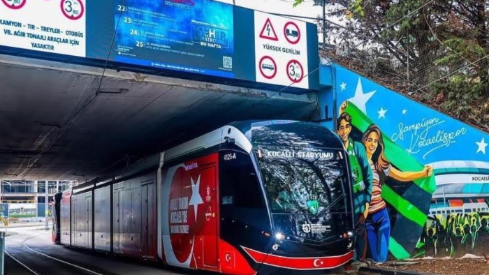 Başkan Büyükakın duyurdu: Tramvay maç saatinde ücretsiz